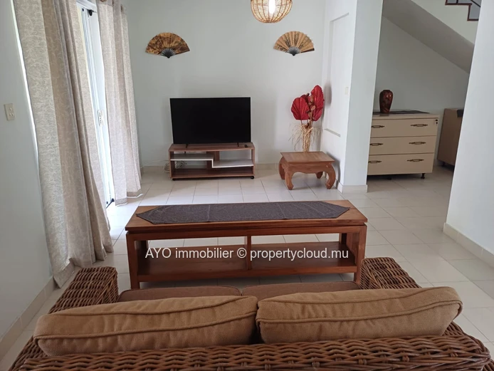 On sale -3 bedroom semi furnished townhouse for rent in a secured residence in the heart of Grand Baie (Sole Mandate)