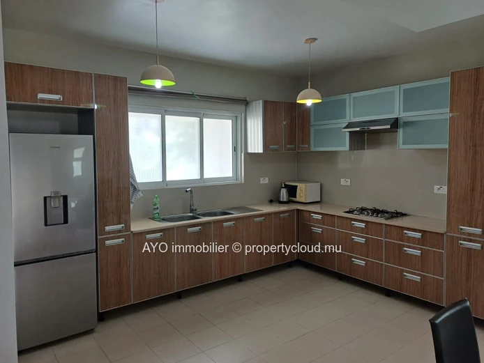 On sale -3 bedroom semi furnished townhouse for rent in a secured residence in the heart of Grand Baie (Sole Mandate)